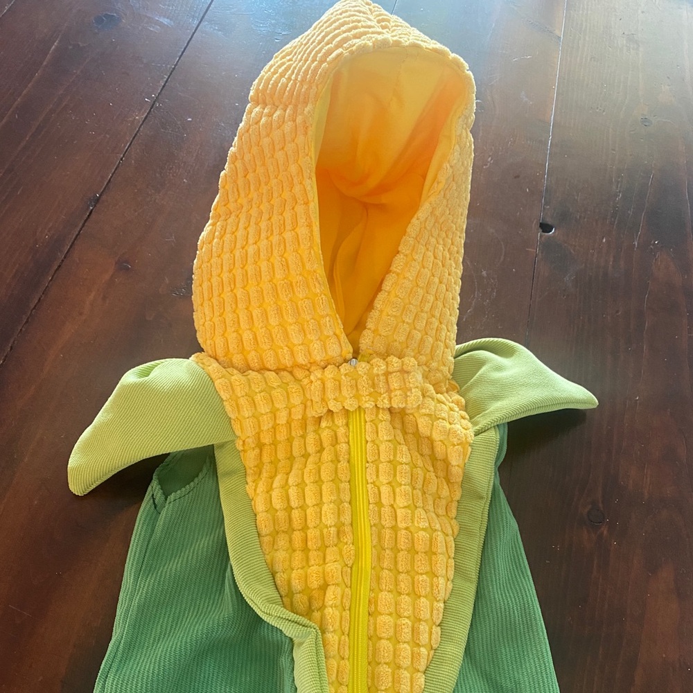 Vibrant Corn-Themed Kids Halloween Costume - Picture 2 of 4